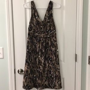 Animal print dress
